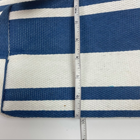 Victoria’s Secret VS in Paradise Blue Striped Tote Beach Bag - Picture 13 of 13